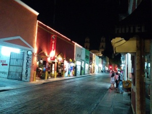 .. street at night.